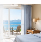 Hotelzimmer mit Meerblick